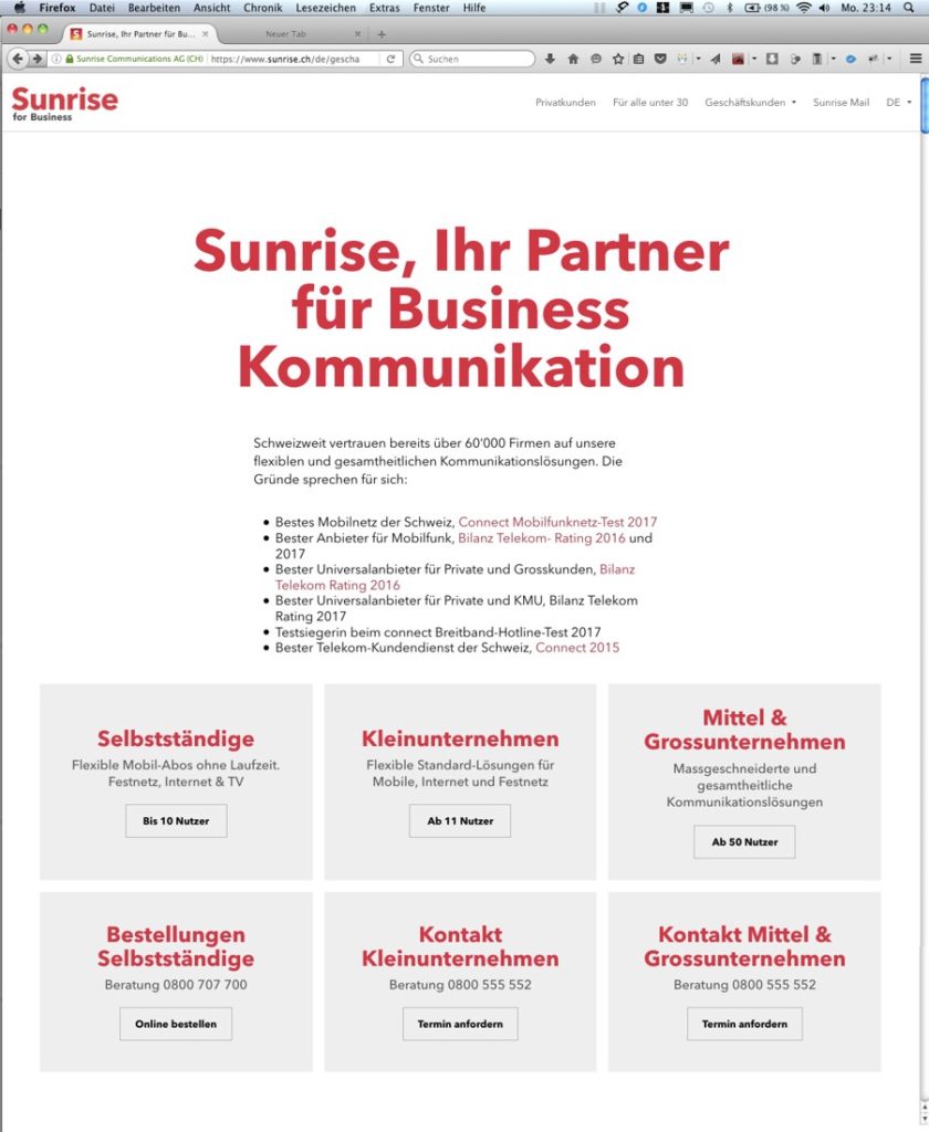 Sunrise-Business-Startseite-alt